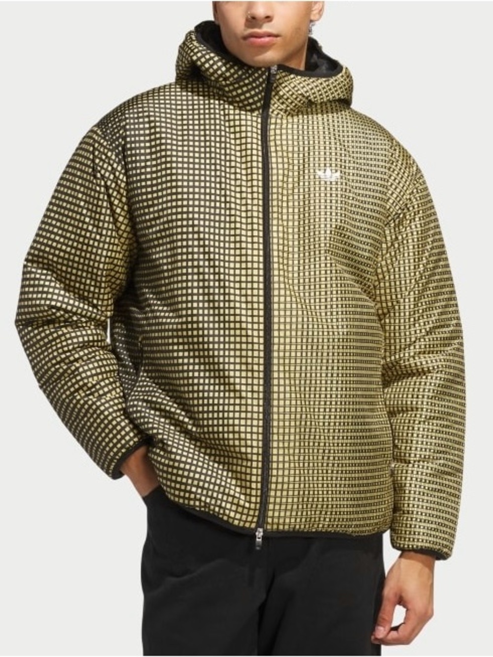 NWT $120 adidas Skateboarding PrimaLoft Bomber Jacket Men’s Medium Yellow Green